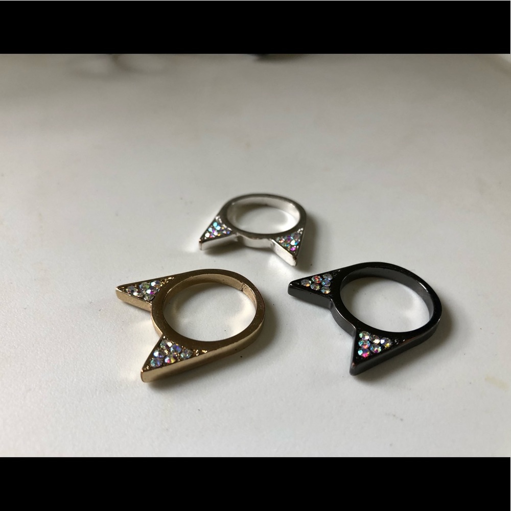 3 cats ring set